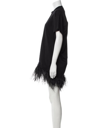 Marques' Almeida Crew Neck Mini Dress