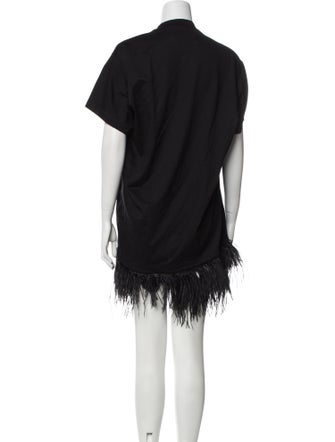 Marques' Almeida Crew Neck Mini Dress