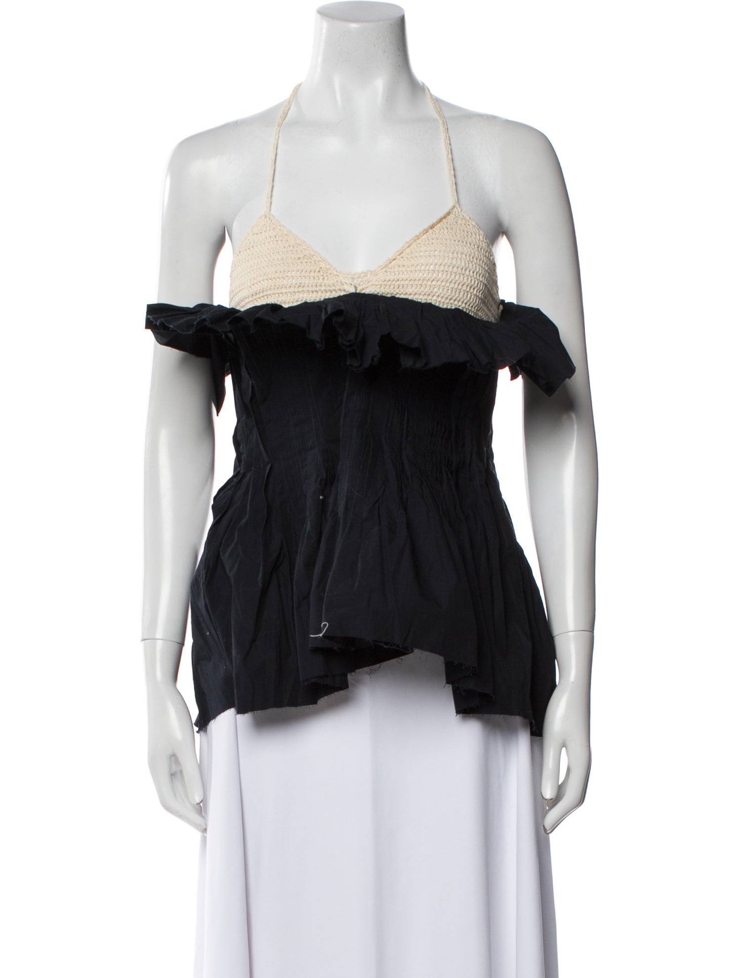 Marques' Almeida Halterneck Sleeveless Top