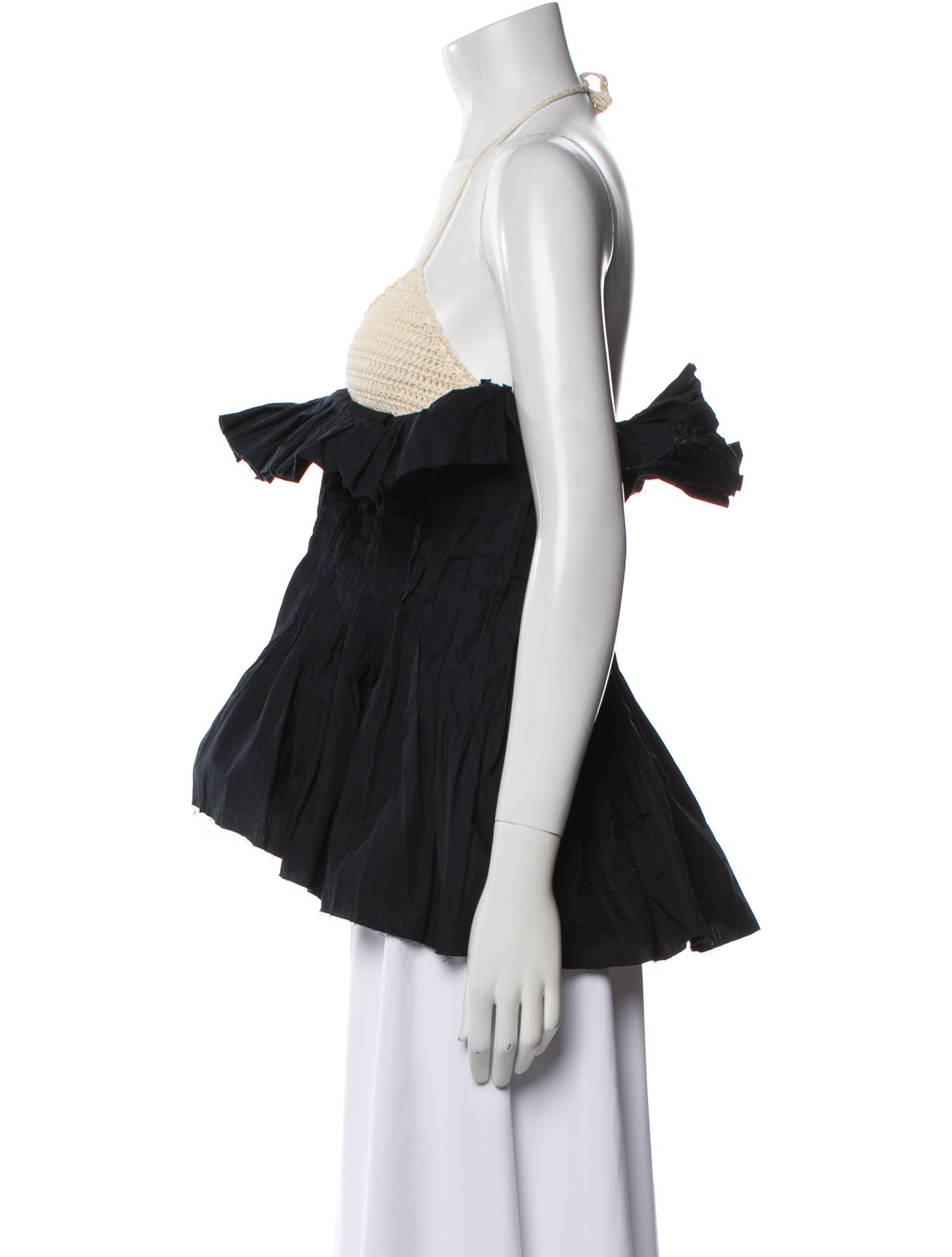 Marques' Almeida Halterneck Sleeveless Top