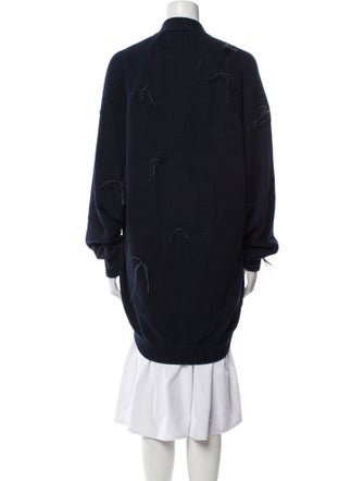 Marques' Almeida Printed V-Neck Sweater