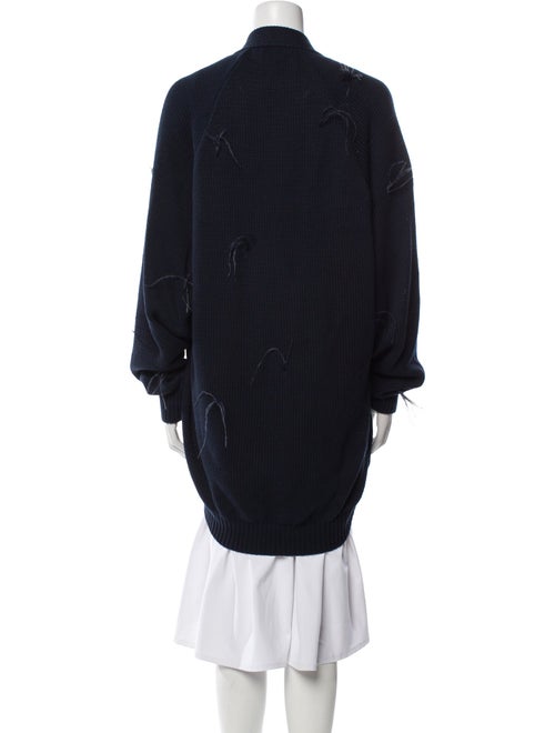 Marques' Almeida Printed V-Neck Sweater