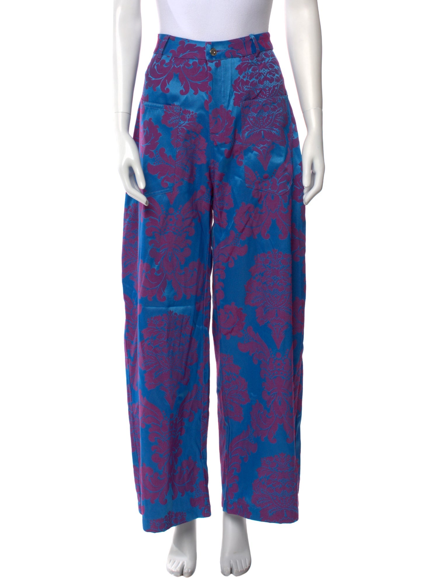 Marques' Almeida Printed Wide Leg Pants