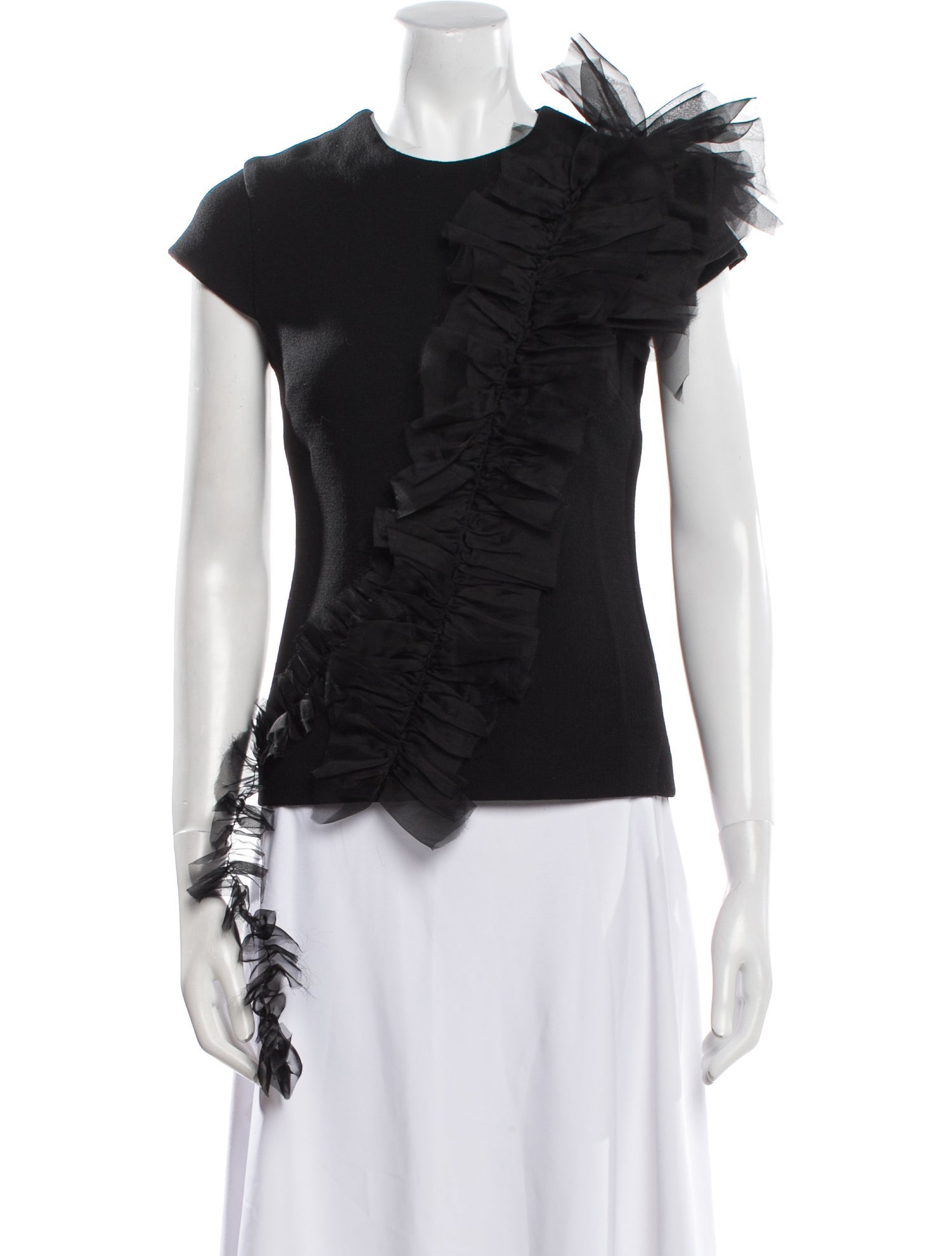 Marques' Almeida Virgin Wool Crew Neck Blouse