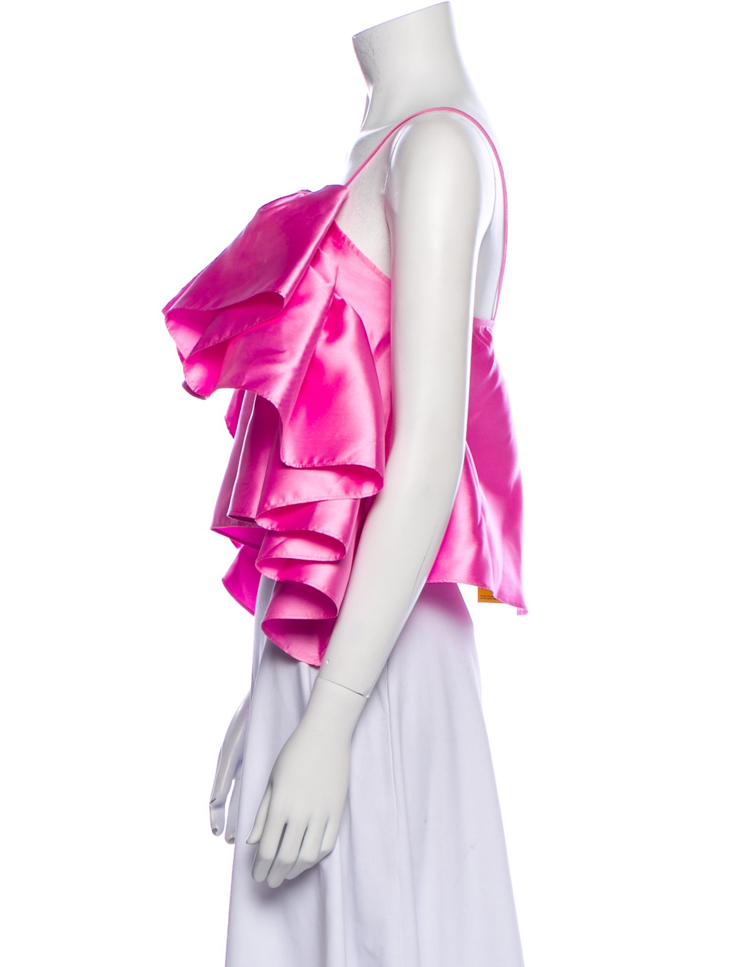 Marques' Almeida Off-The-Shoulder Three-Quarter Sleeve Crop Top