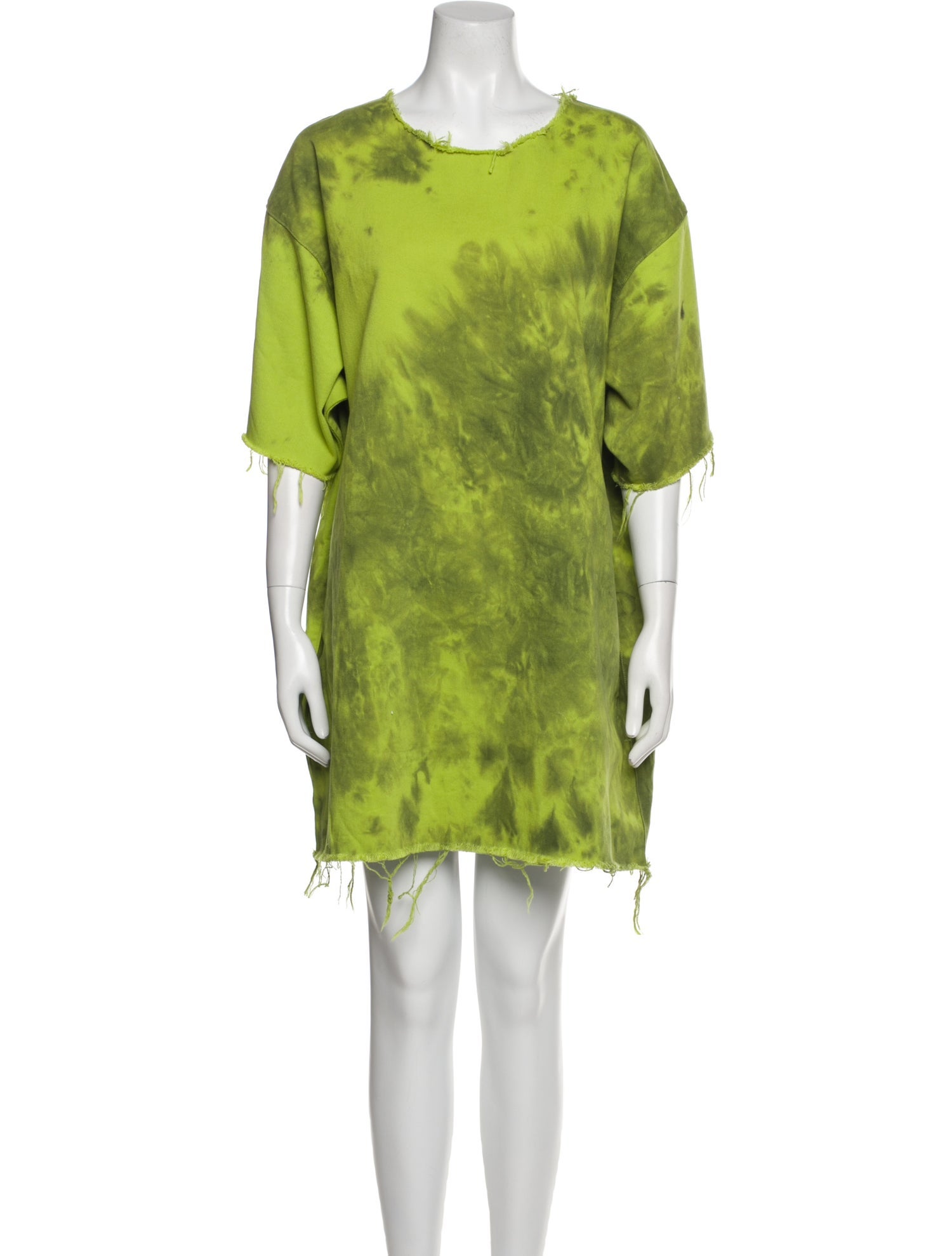 Marques' Almeida Tie-Dye Print Mini Dress