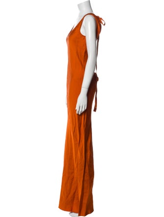 Marques' Almeida Scoop Neck Long Dress