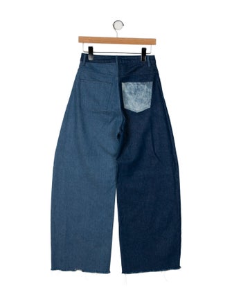 Marques' Almeida High-Rise Wide Leg Jeans