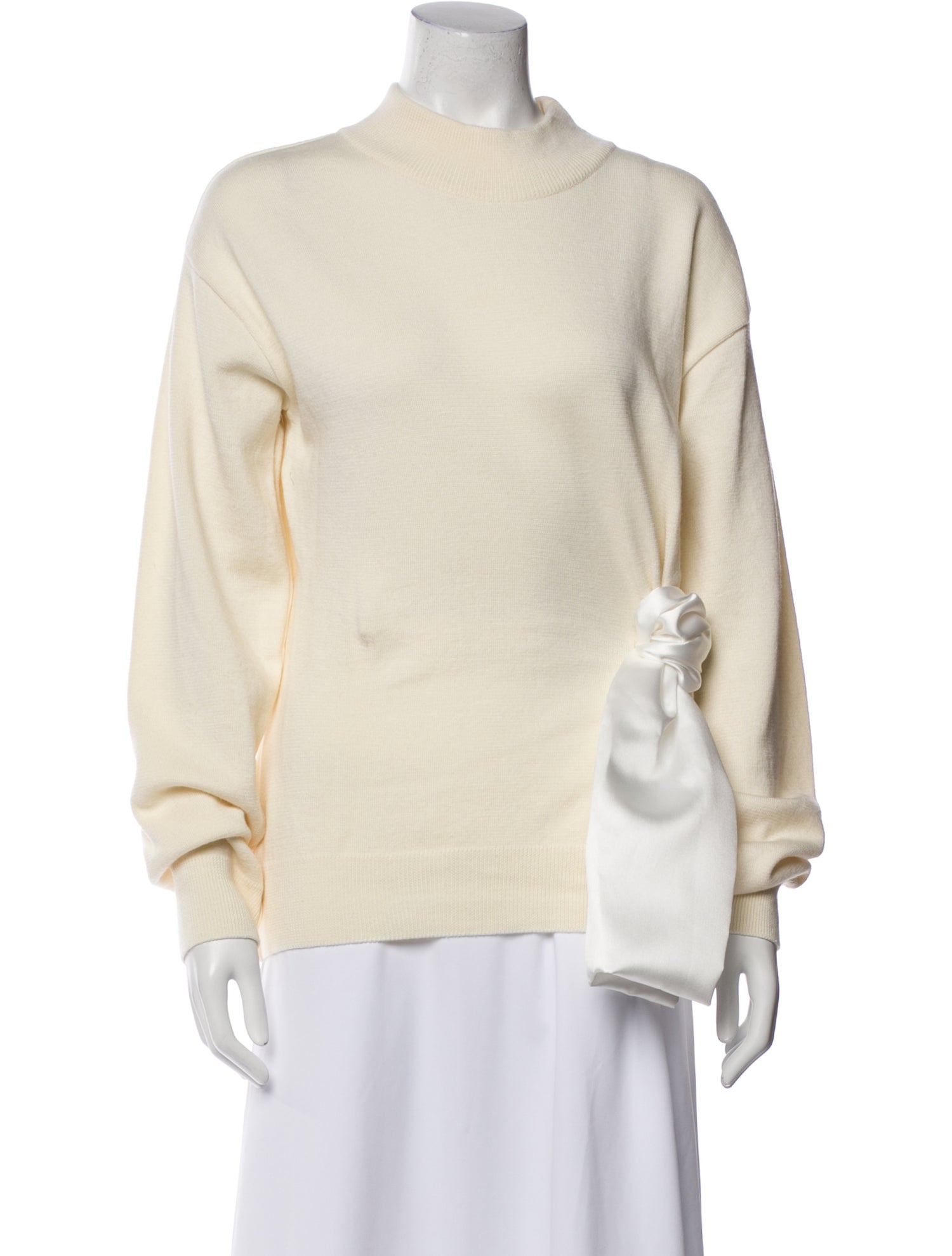 Marques' Almeida Merino Wool Mock Neck Sweater w/ Tags