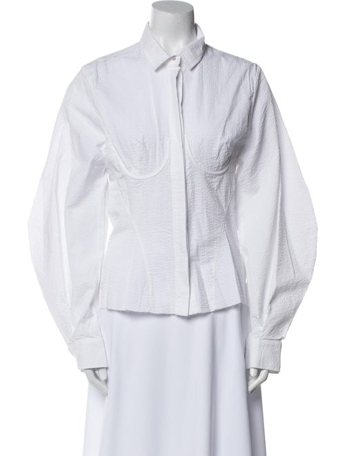 Marques' Almeida Long Sleeve Button-Up Top