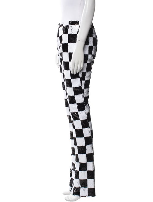 Marques' Almeida Plaid Print Straight Leg Pants