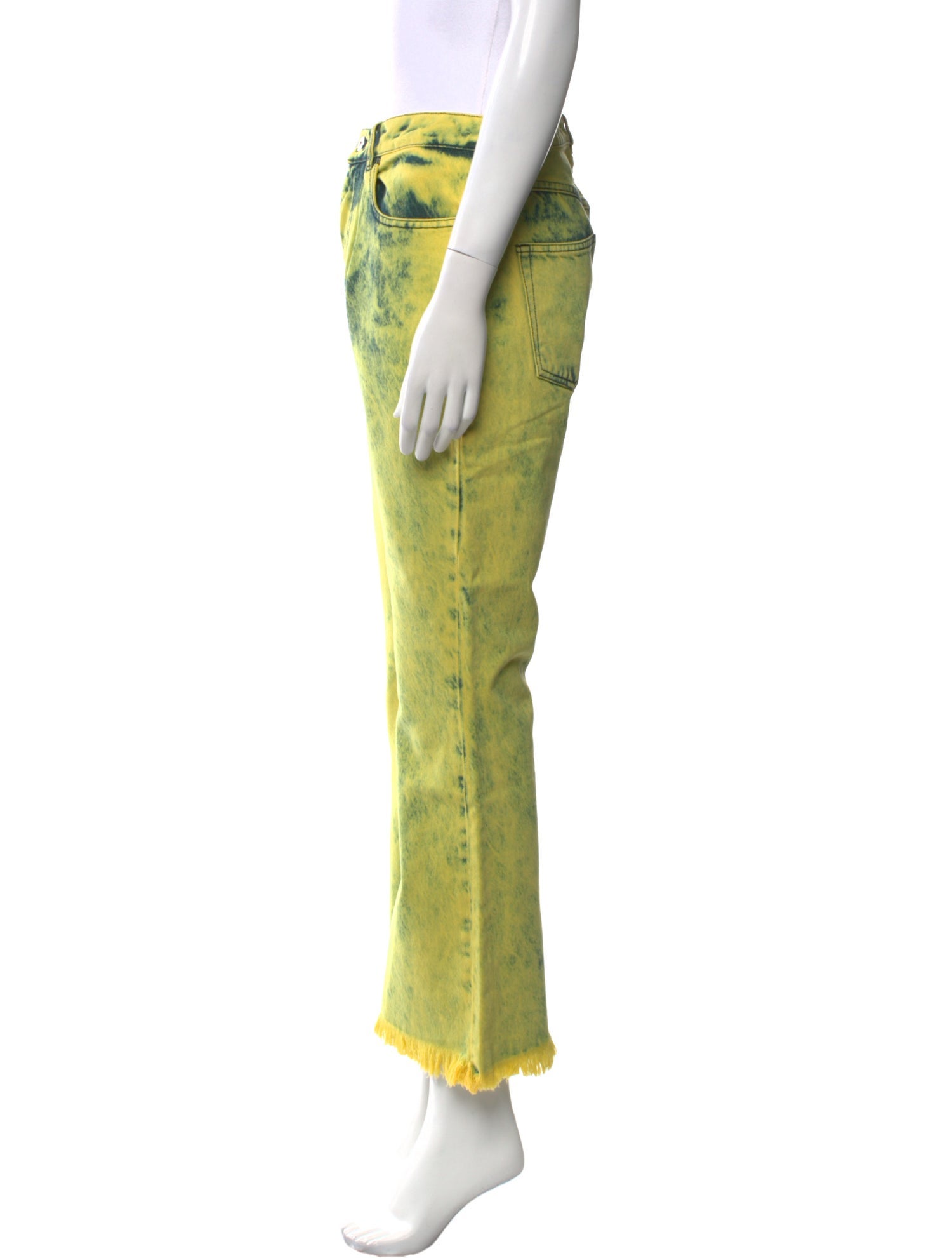 Marques' Almeida Tie-Dye Print Wide Leg Pants