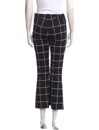 Marques' Almeida Plaid Print Wide Leg Pants