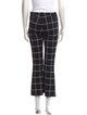 Marques' Almeida Plaid Print Wide Leg Pants