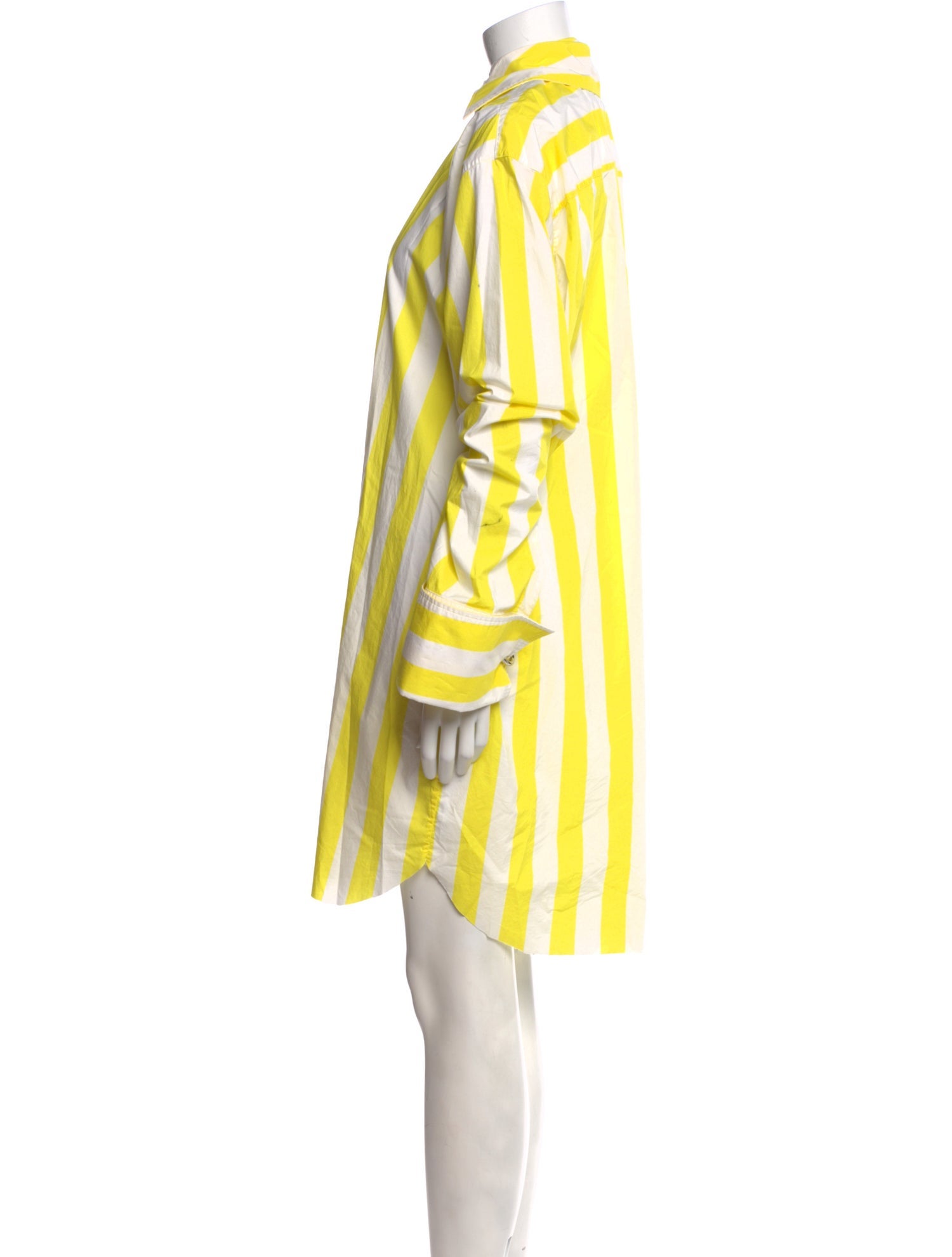 Marques' Almeida Striped Knee-Length Dress