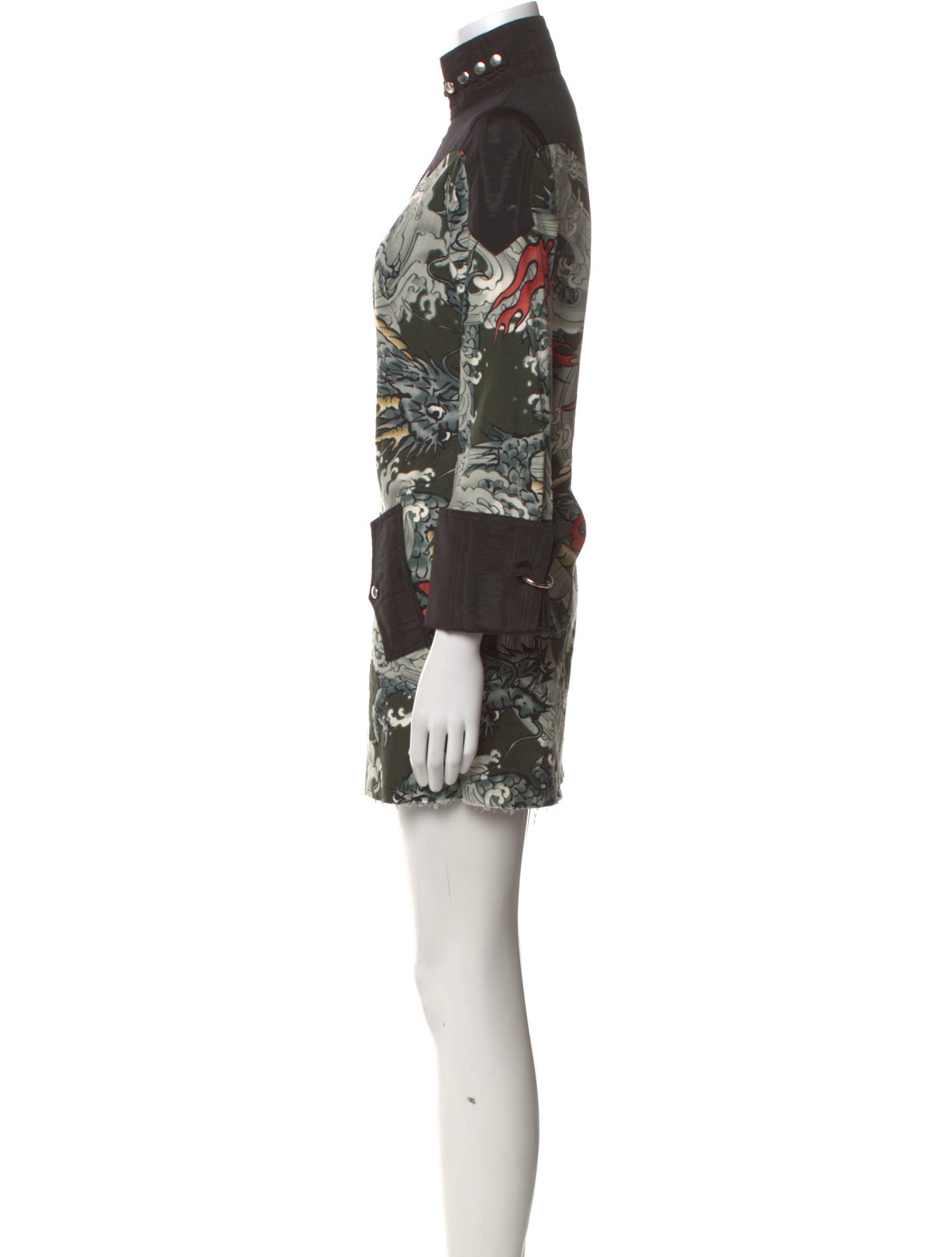 Marques' Almeida Printed Mini Dress