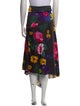 Marques' Almeida Floral Print Midi Length Skirt