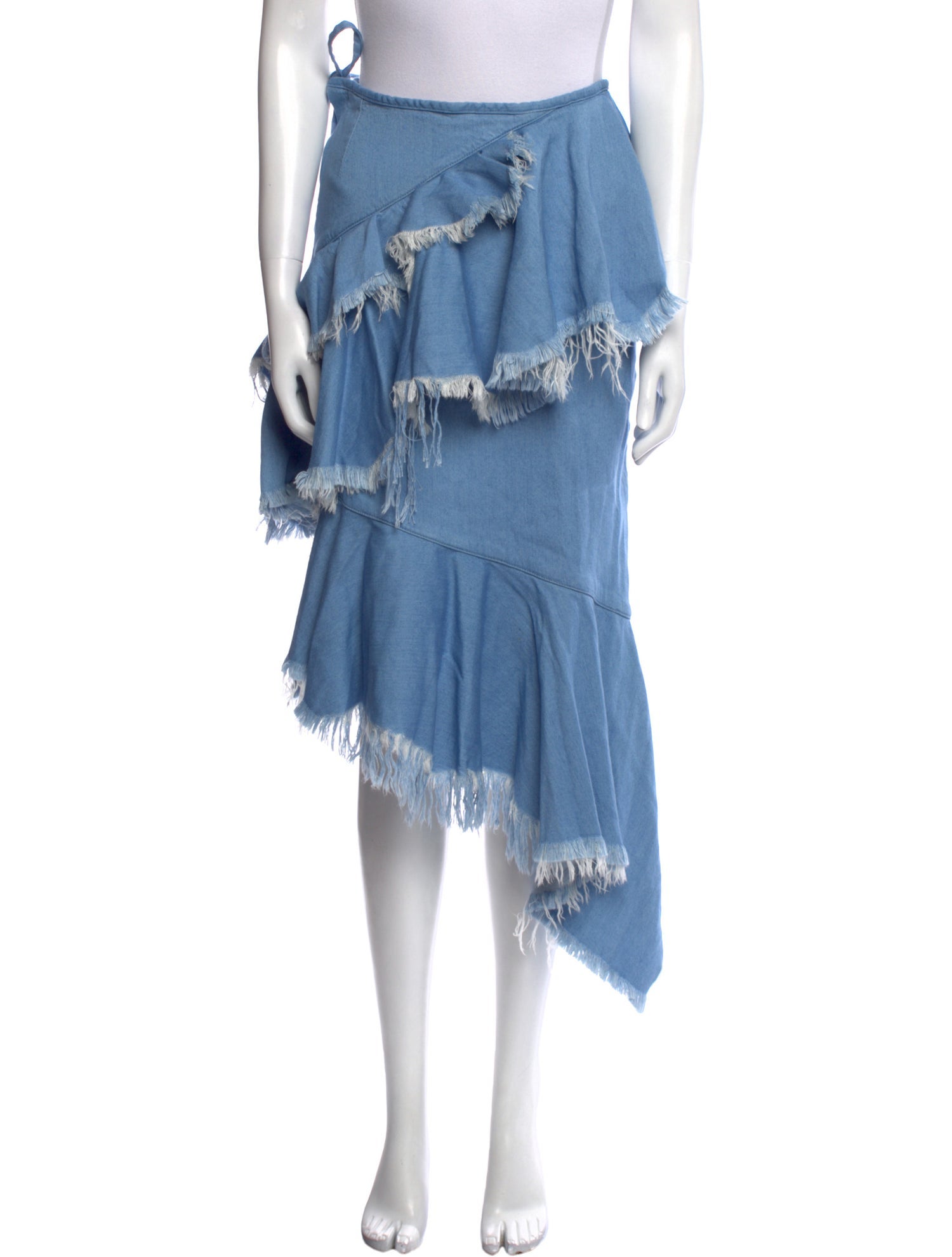 Marques' Almeida Raw-Edge Trim Midi Length Skirt w/ Tags