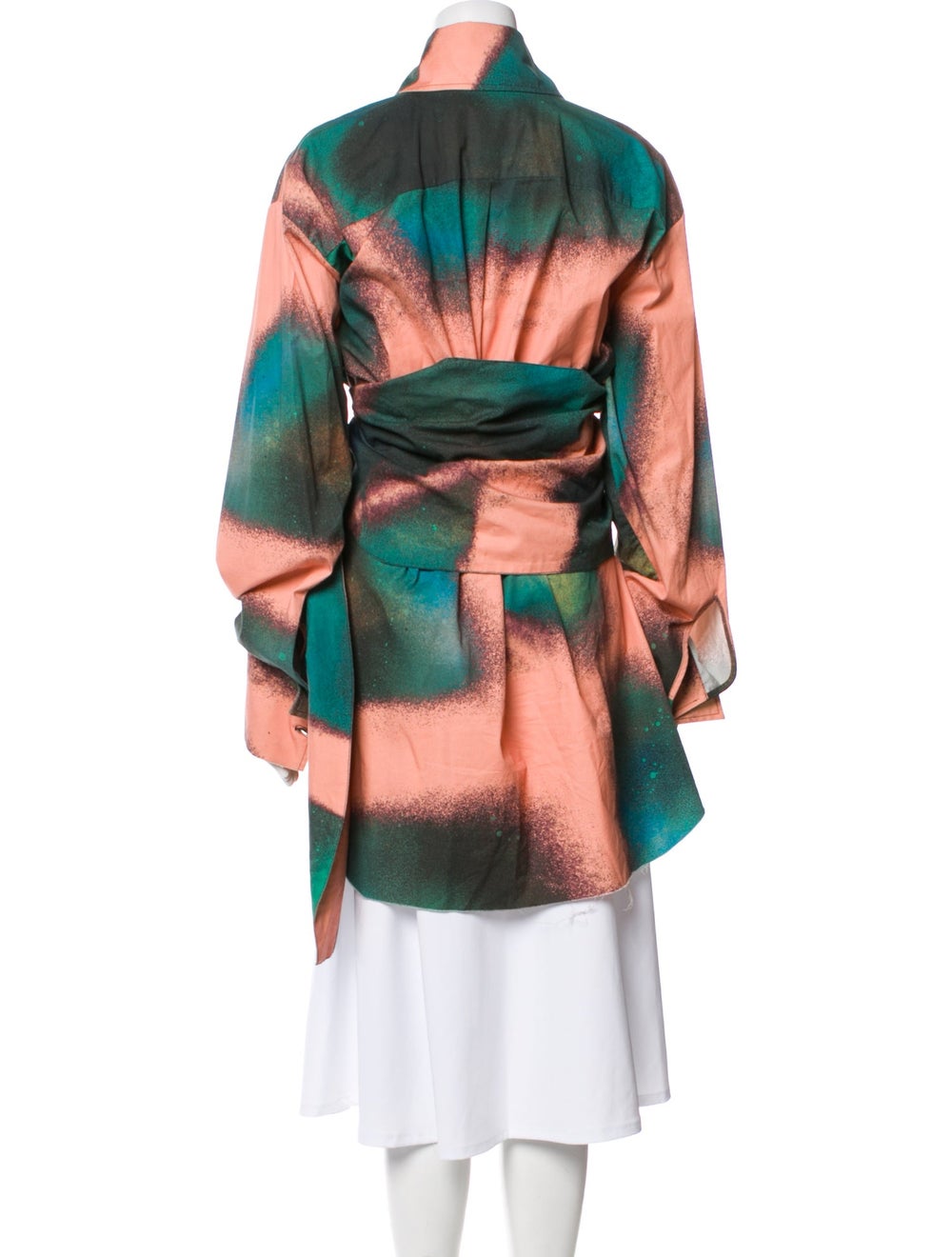 Marques' Almeida Jacket Printed Pointed Collar - image 3