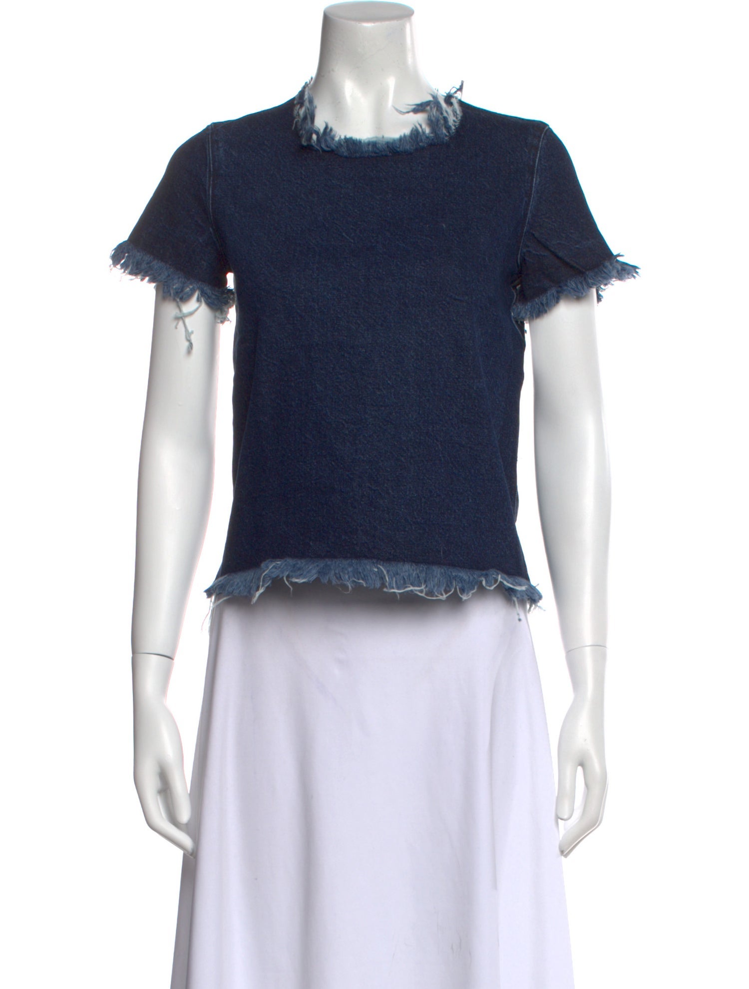 Marques' Almeida Scoop Neck Short Sleeve Top w/ Tags