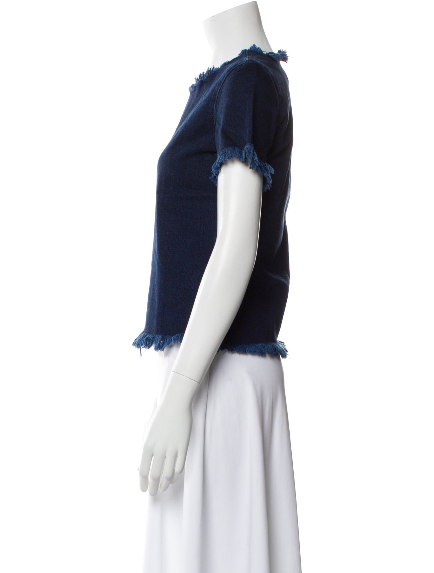 Marques' Almeida Crew Neck Short Sleeve Top w/ Tags