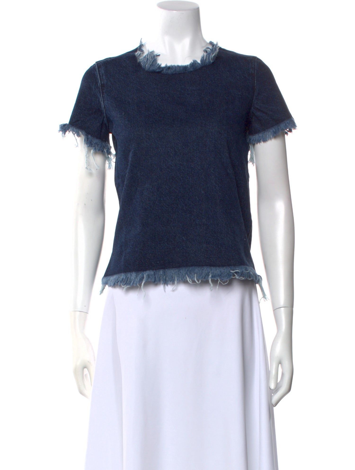 Marques' Almeida Mock Neck Short Sleeve Top w/ Tags