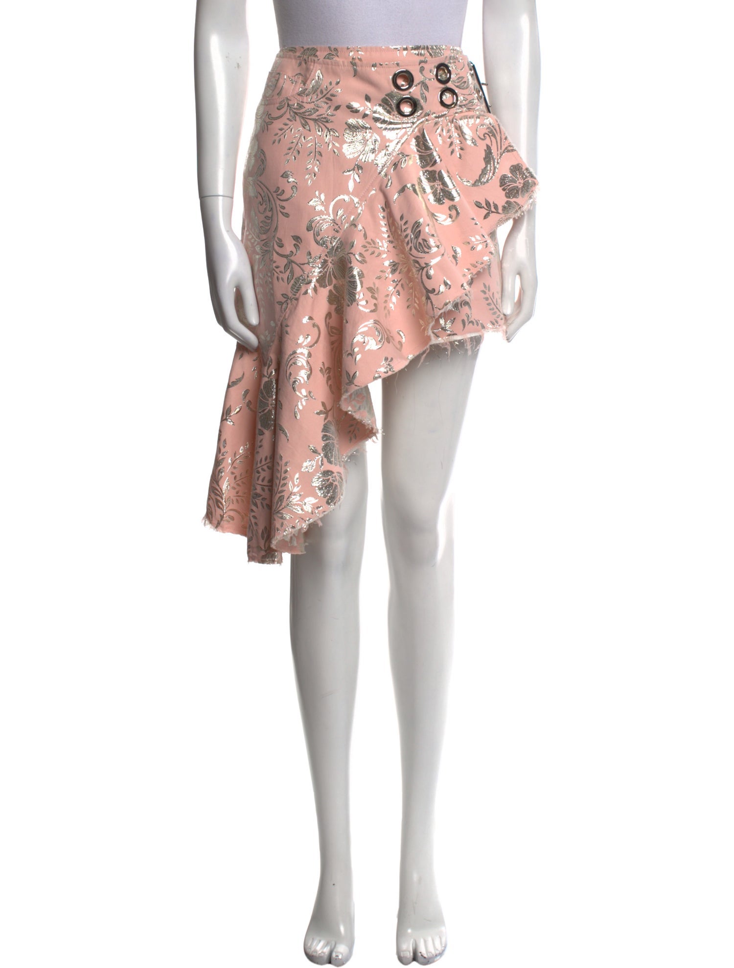Marques' Almeida Floral Print Knee-Length Skirt