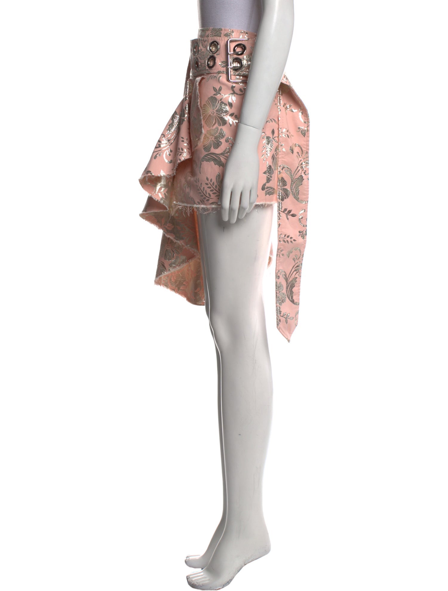 Marques' Almeida Floral Print Knee-Length Skirt