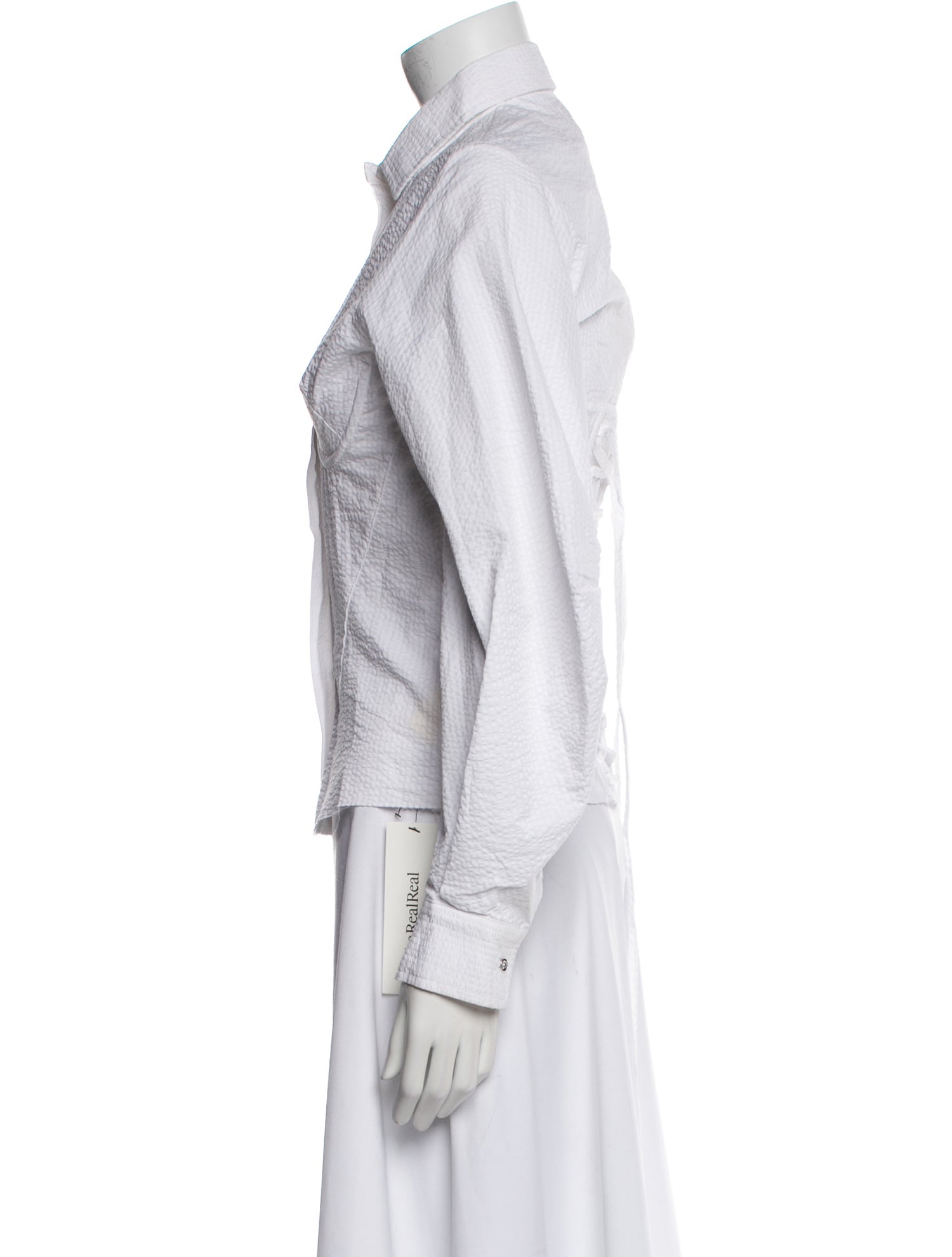 Marques' Almeida Long Sleeve Button-Up Top