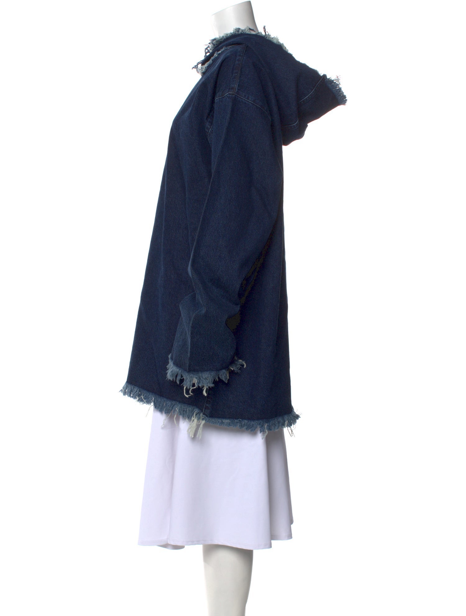 Marques' Almeida Mock Neck Long Sleeve Sweatshirt