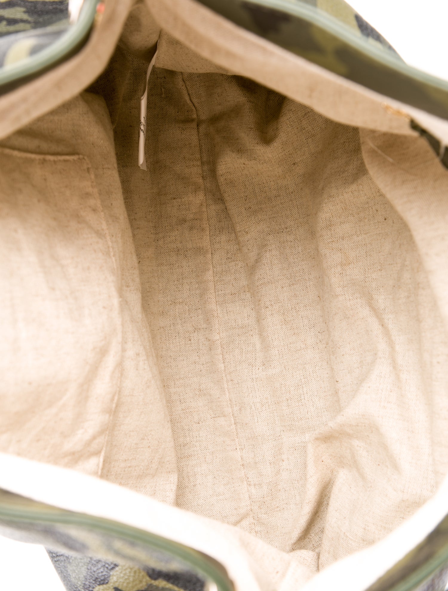 Mark and Graham Leather Camouflage Handle Bag