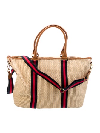 Mark and Graham Raffia Tote