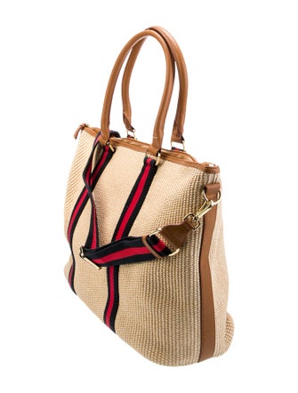 Mark and Graham Raffia Tote