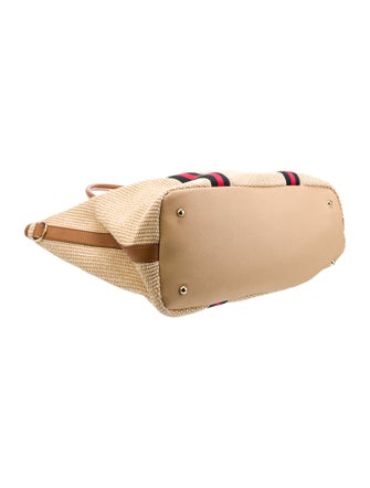 Mark and Graham Raffia Tote