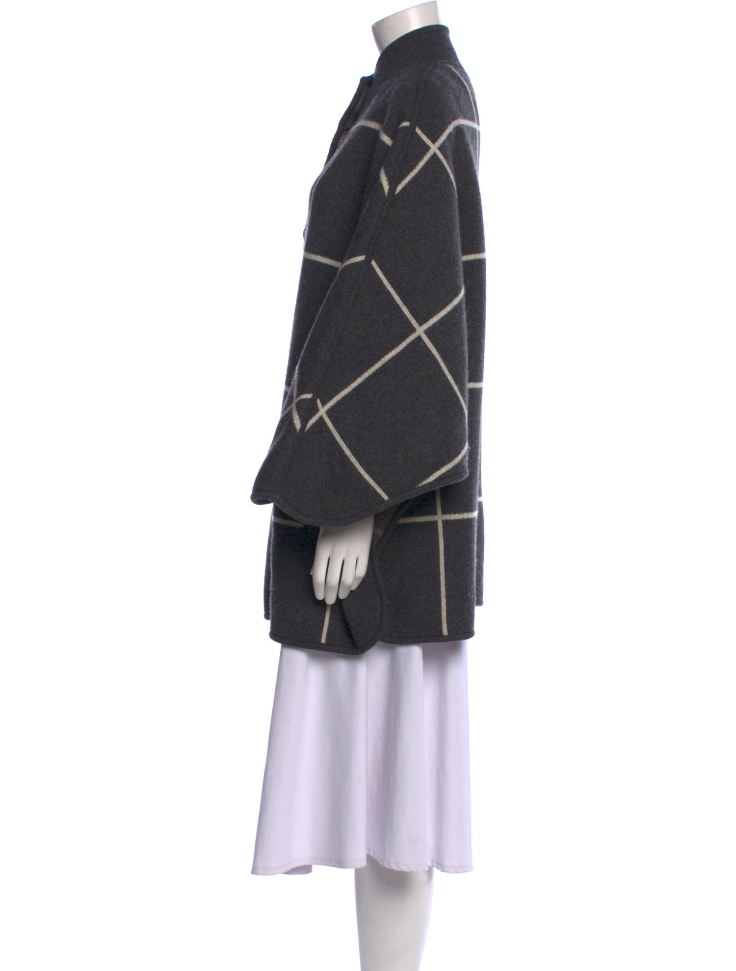 Mark and Graham Lambswool Plaid Print Jacket