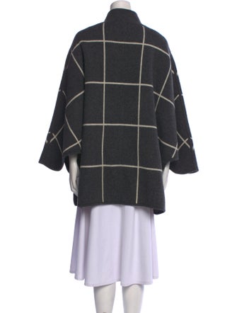 Mark and Graham Lambswool Plaid Print Jacket