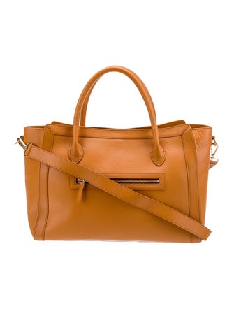 Mark and Graham Leather Top Handle Bag