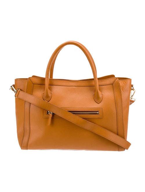Mark and Graham Leather Top Handle Bag