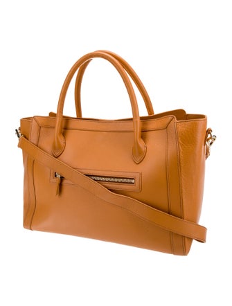 Mark and Graham Leather Top Handle Bag