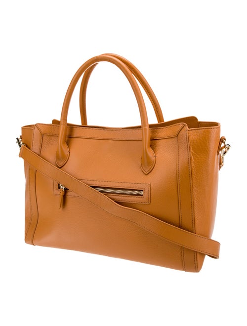 Mark and Graham Leather Top Handle Bag