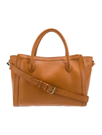 Mark and Graham Leather Top Handle Bag