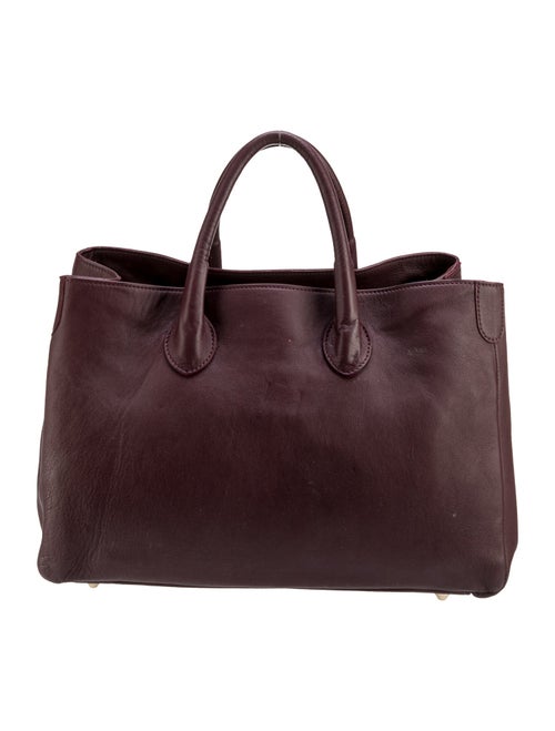 Mark and Graham Leather Top Handle Bag