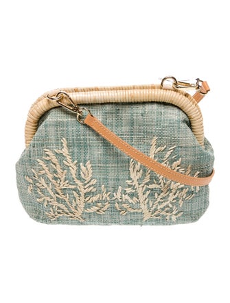 Mark and Graham Raffia Crossbody Bag