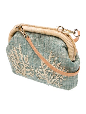 Mark and Graham Raffia Crossbody Bag