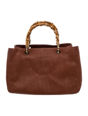 Mark and Graham Leather Top Handle Bag