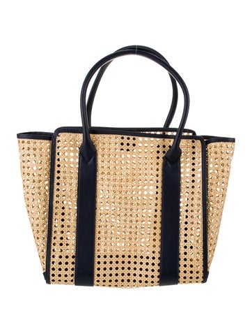 Mark and Graham Totes Rattan Tote