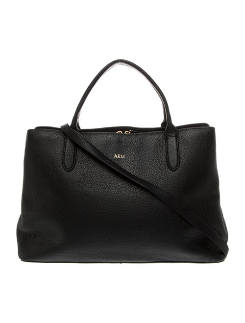 Mark and Graham Leather Top Handle Bag