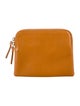 Mark and Graham Leather Cosmetic Bag