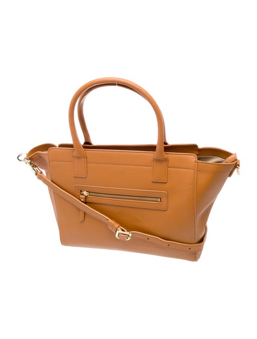 Mark and Graham Leather Top Handle Bag