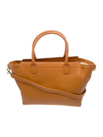 Mark and Graham Leather Top Handle Bag